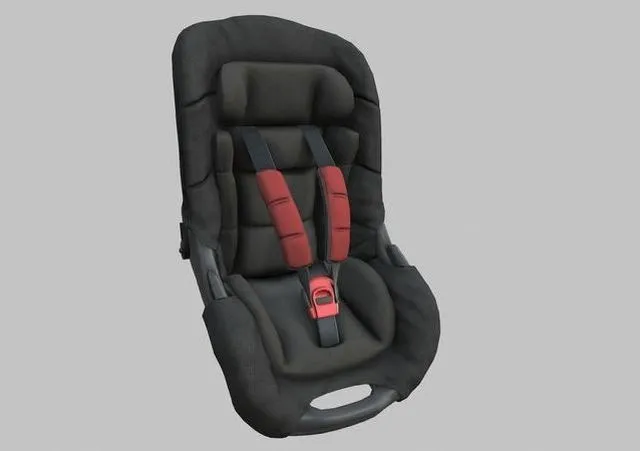 PBR Game 3D Models – Baby Car Seat