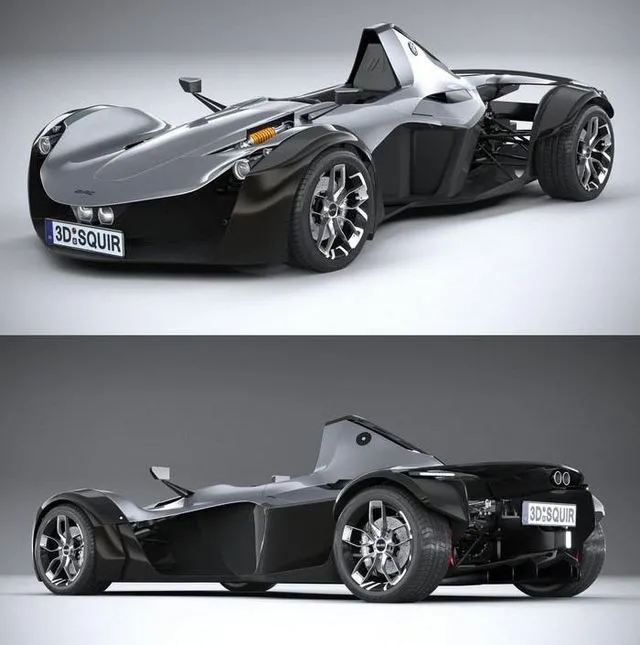 PBR Game 3D Models – BAC Mono 2020