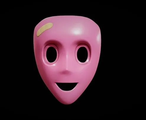 PBR Game 3D Models – Bandage Mask   The Purge