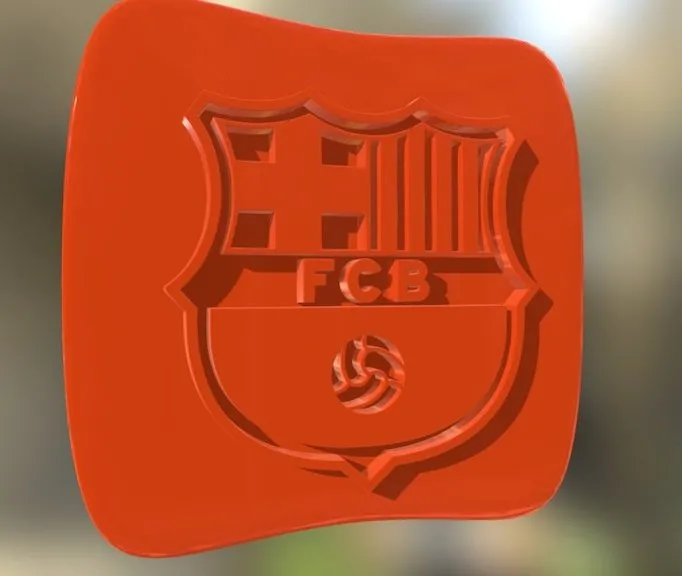PBR Game 3D Models – Barca Logo