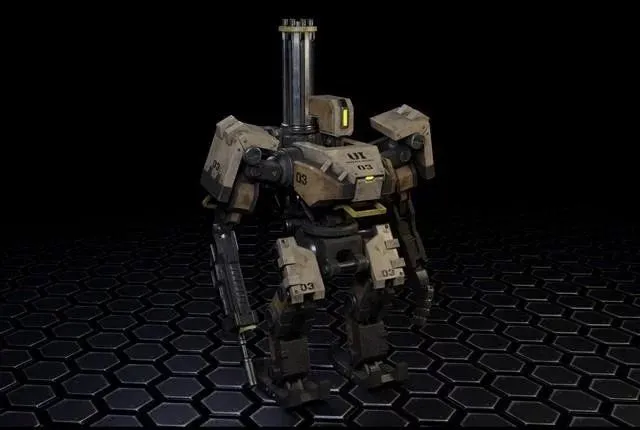 PBR Game 3D Models – Bastion from Overwatch