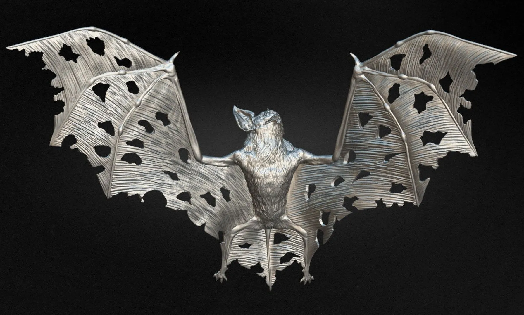 PBR Game 3D Models – Bat 1