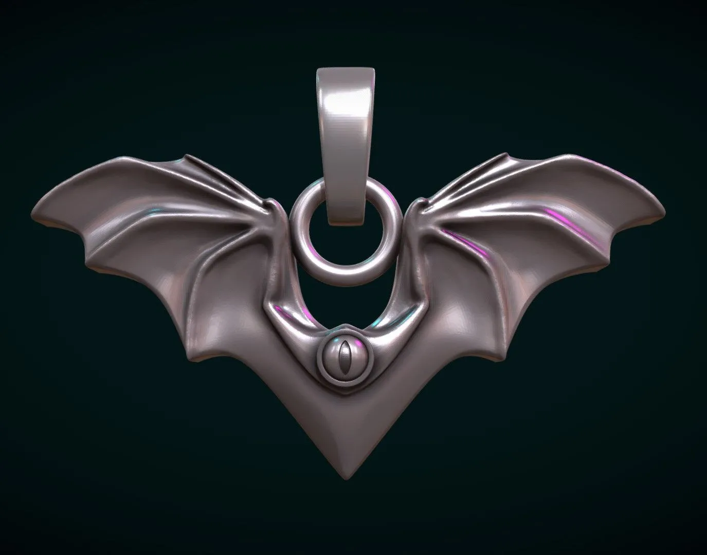 PBR Game 3D Models – Bat Wings Pendant