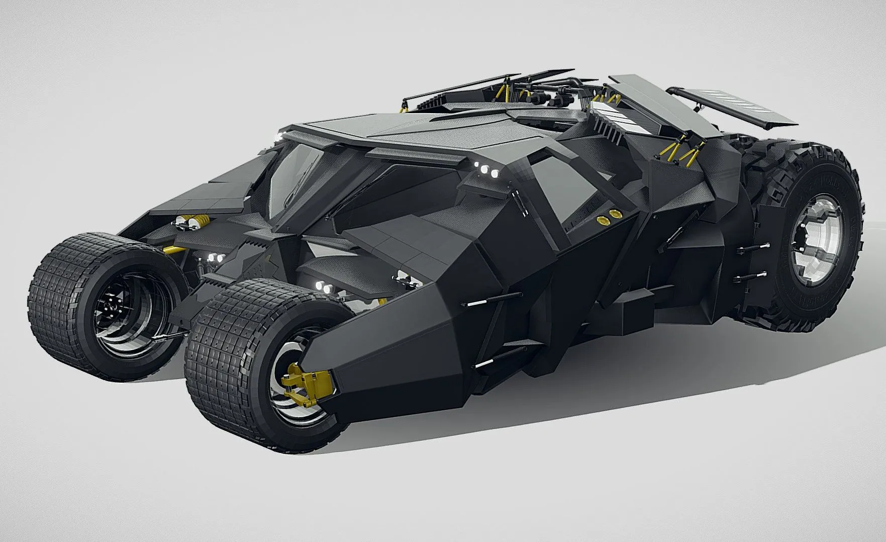 PBR Game 3D Models – Batmobile 2005