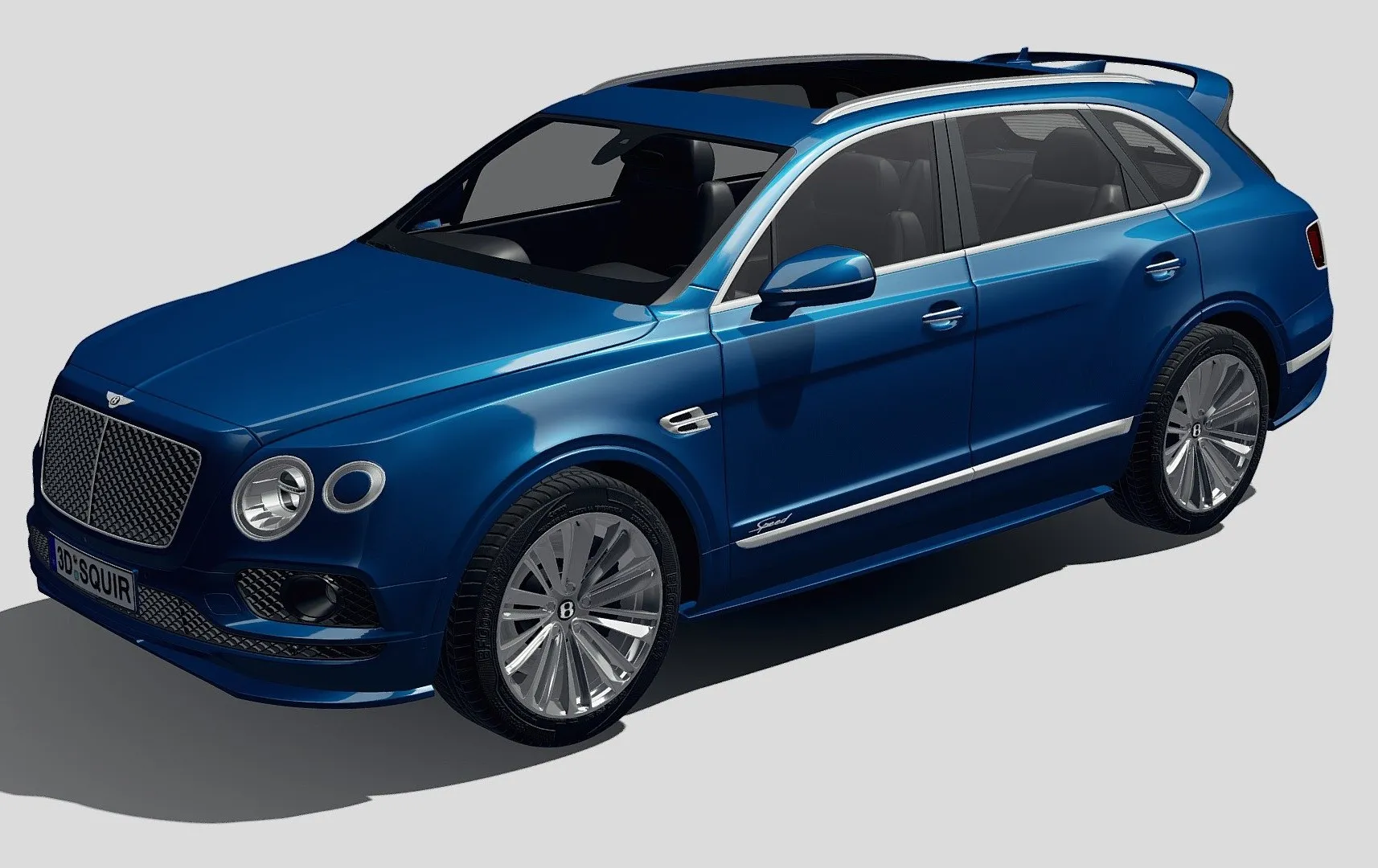PBR Game 3D Models – Bentley Bentayga Speed 2020
