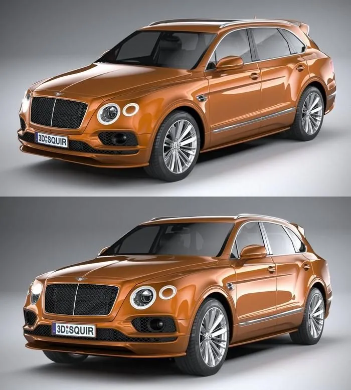 PBR Game 3D Models – Bentley Bentayga Speed 2020