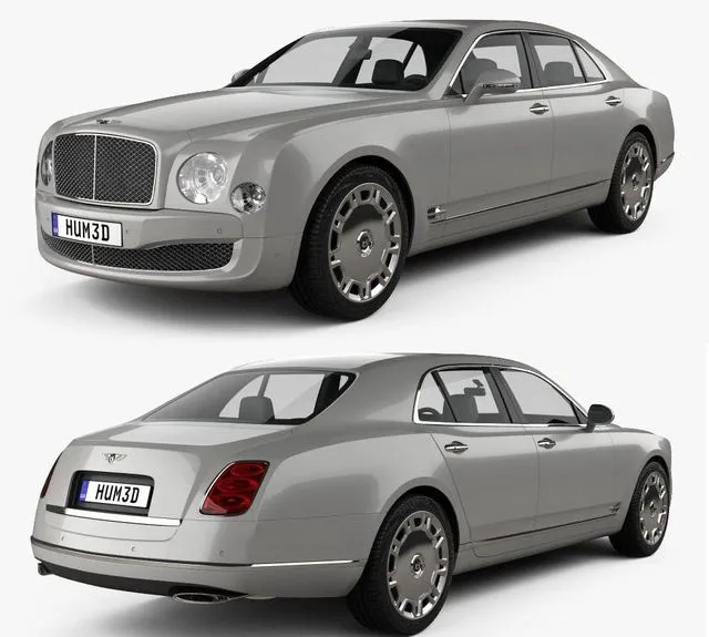 PBR Game 3D Models – Bentley Mulsanne 2011