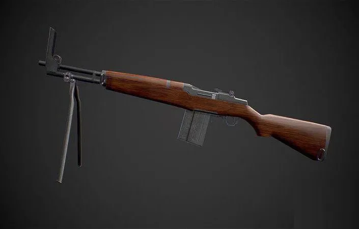 PBR Game 3D Models – Beretta BM 59 rifle