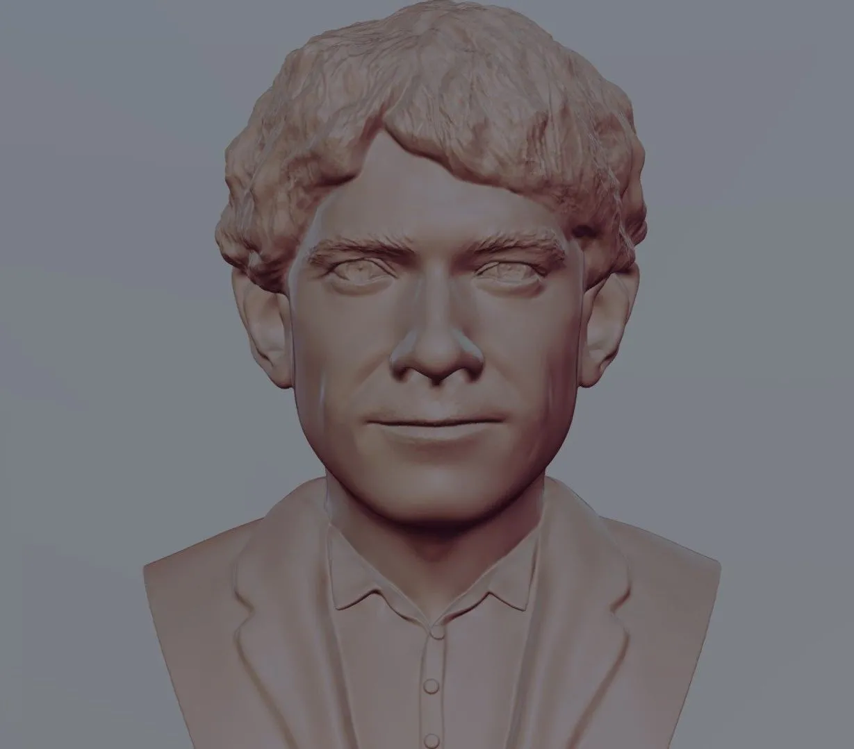 PBR Game 3D Models – Bilbo Baggins Hobbit Bust 3D Printing Ready