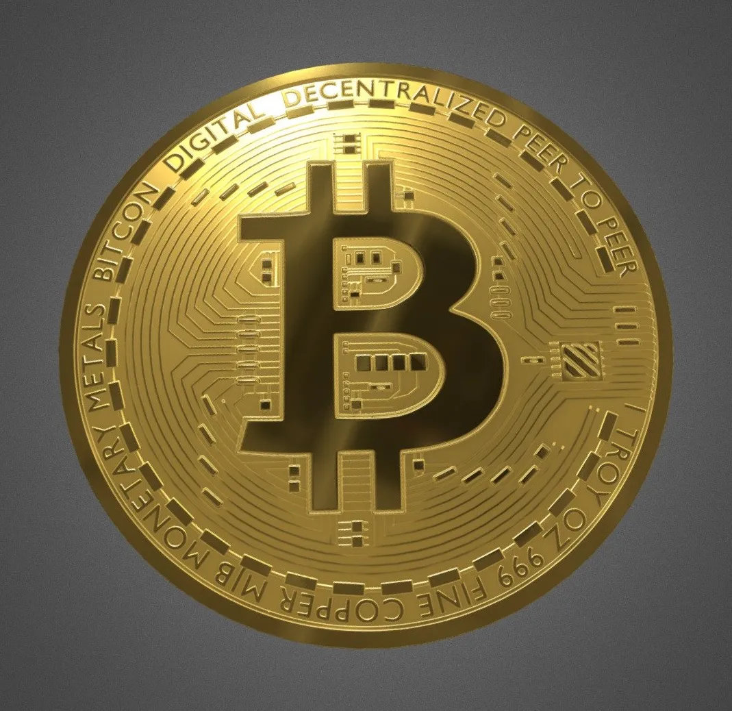 PBR Game 3D Models – Bitcoin