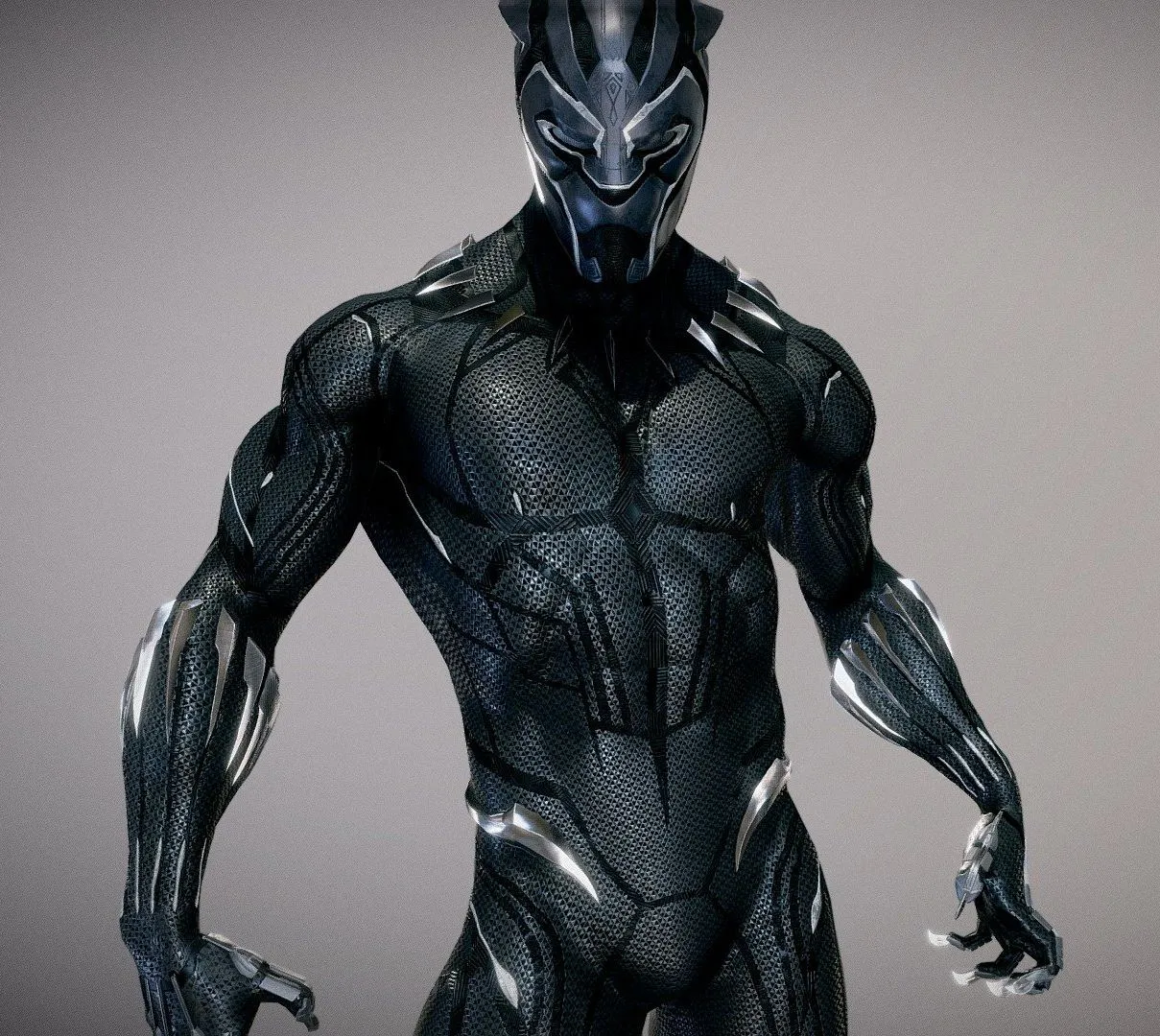 PBR Game 3D Models – Black Panther