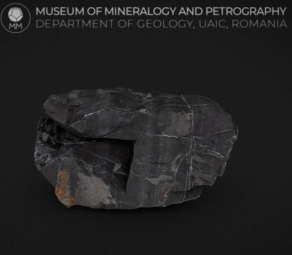 PBR Game 3D Models – Black Quartzite Metamorphic Rock