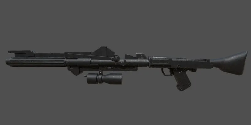 PBR Game 3D Models – Blaster Rifle DC-15A