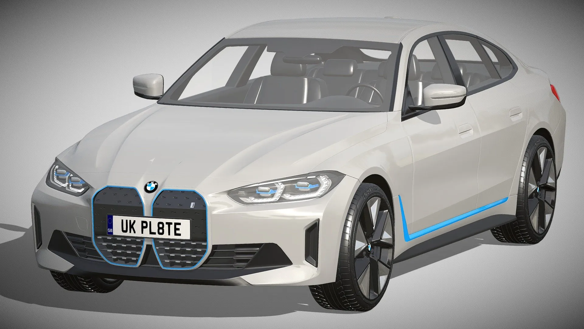 PBR Game 3D Models – Bmw I4