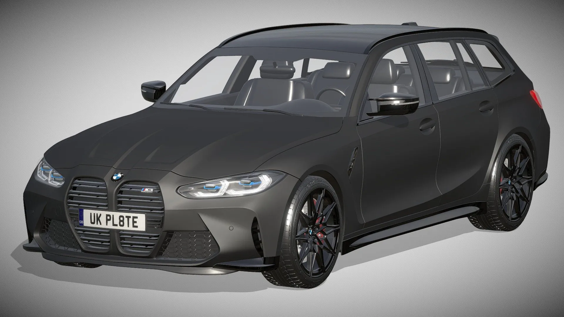 PBR Game 3D Models – Bmw M3 Competition Touring 2022