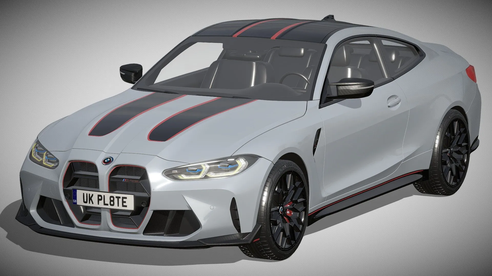 PBR Game 3D Models – BMW M4 CSL 2022
