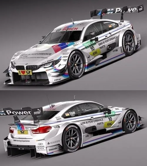 PBR Game 3D Models – BMW M4 DTM 2015 Race Car