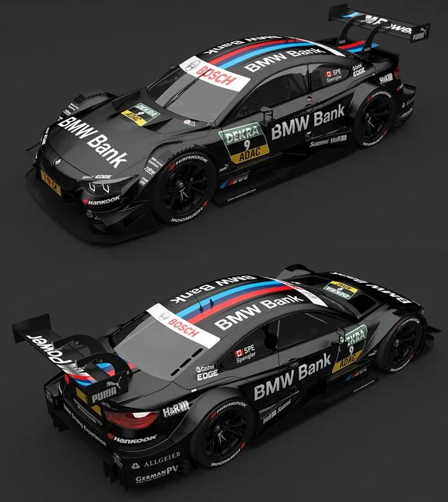 PBR Game 3D Models – BMW M4 DTM Spengler