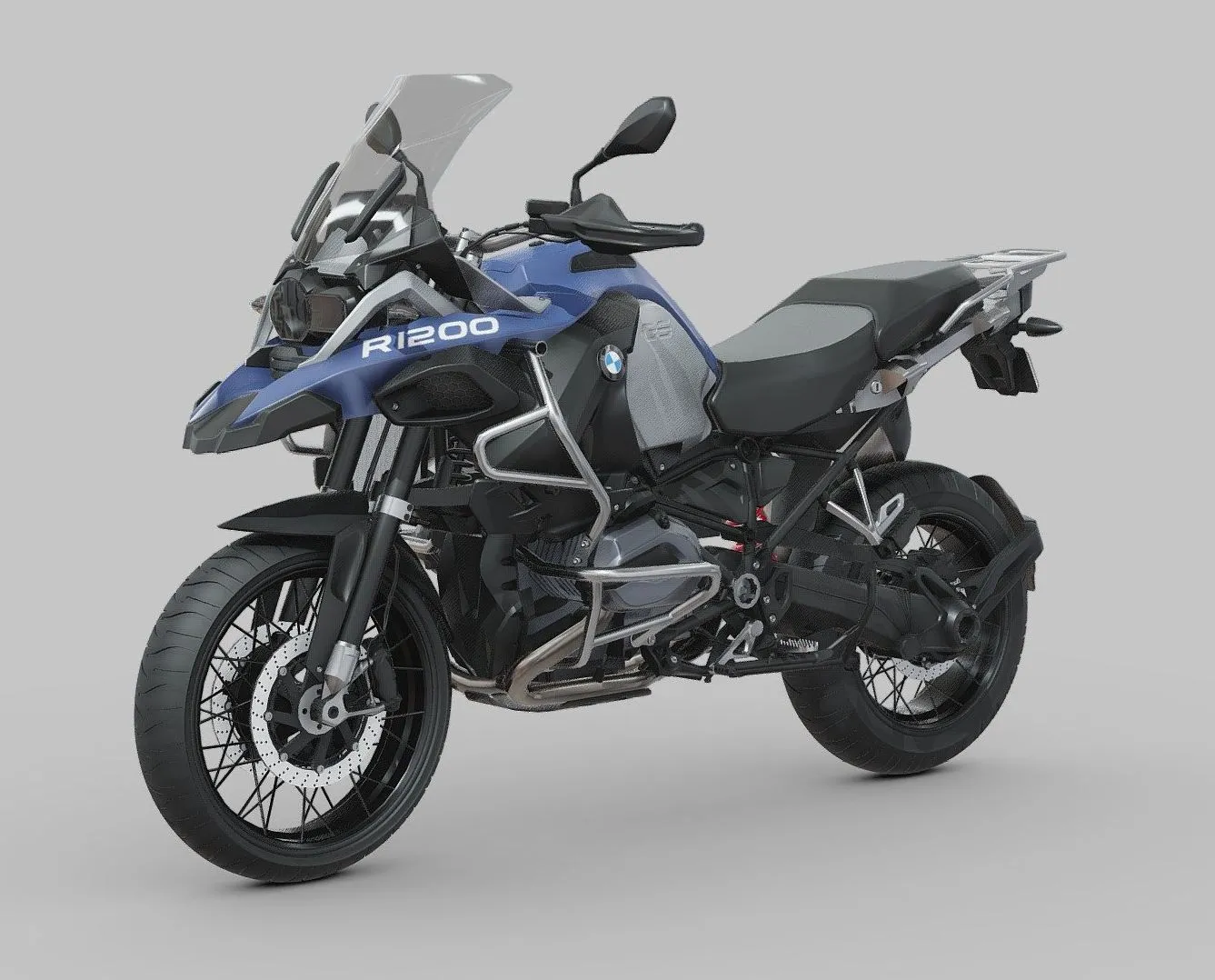 PBR Game 3D Models – Bmw R1200gs Motorcycle