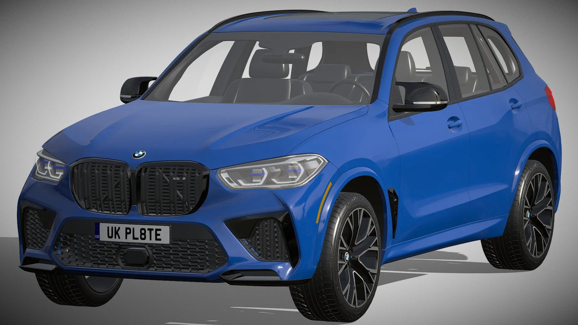 PBR Game 3D Models – Bmw X5 M Competition 2021