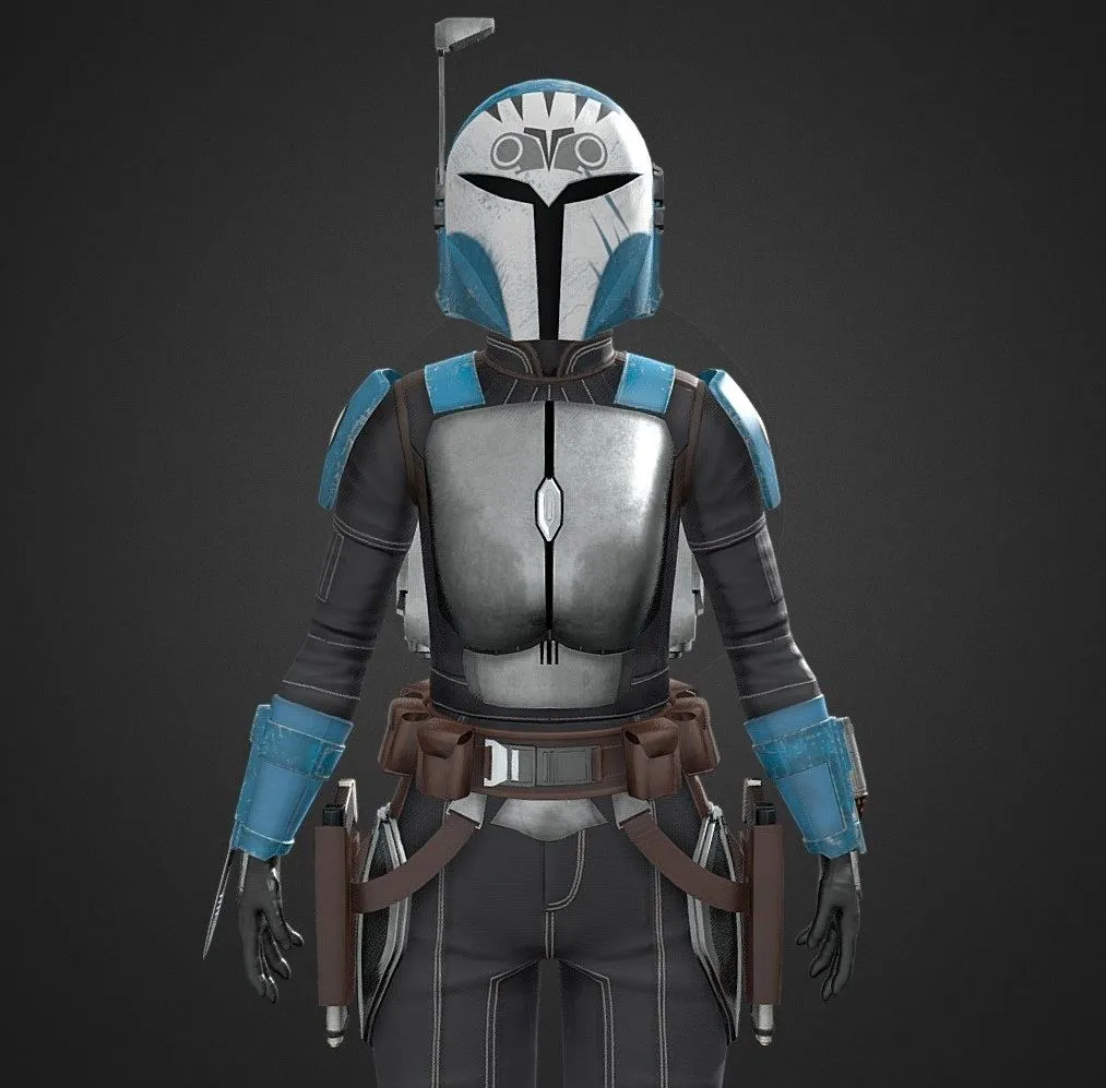 PBR Game 3D Models – Bo Katan Kryze