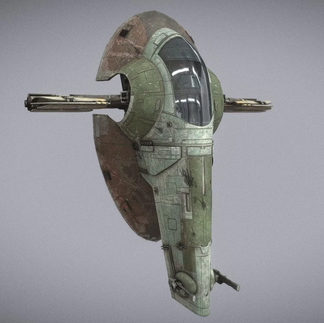 PBR Game 3D Models – Boba Fett Slave 1