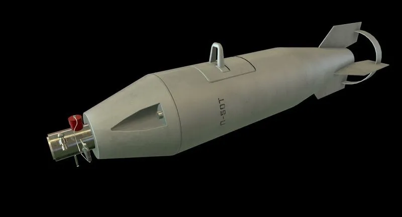 PBR Game 3D Models – Bomb P-50T