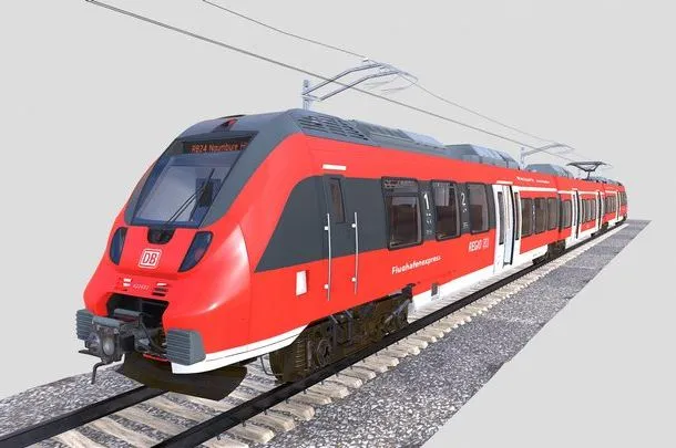 PBR Game 3D Models – Bombardier TALENT Train Regodb Rigged&Animated