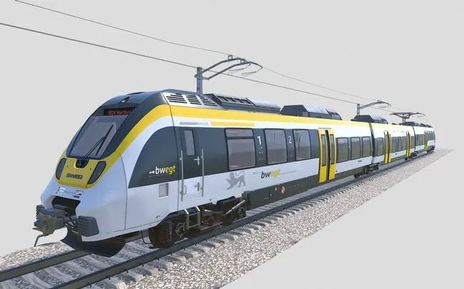 PBR Game 3D Models – Bombardier TALENT Train Sweg Rigged Animated