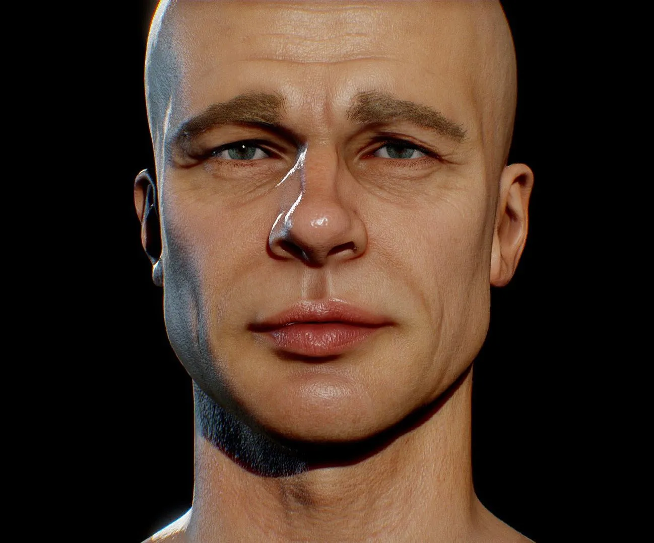 PBR Game 3D Models – Brad Pitt 3D Model