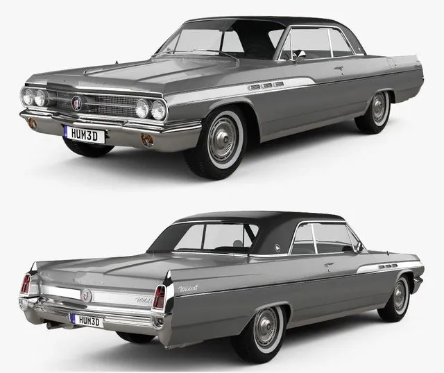 PBR Game 3D Models – Buick Wildcat convertible 1963