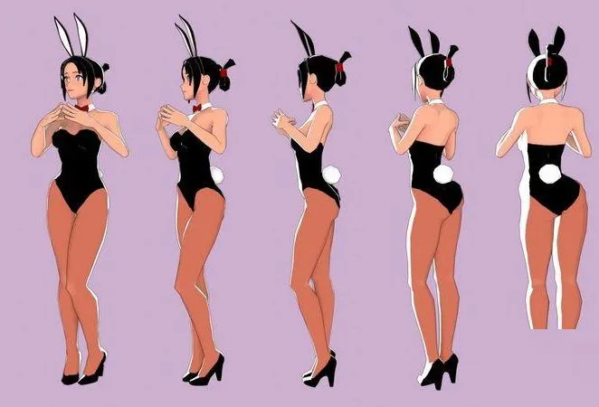 PBR Game 3D Models – Bunny Girl