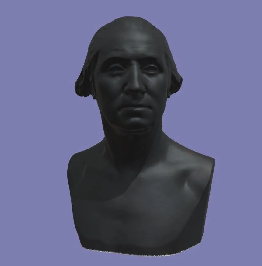 PBR Game 3D Models – Bust Of George Washington Vcu 3D 6938