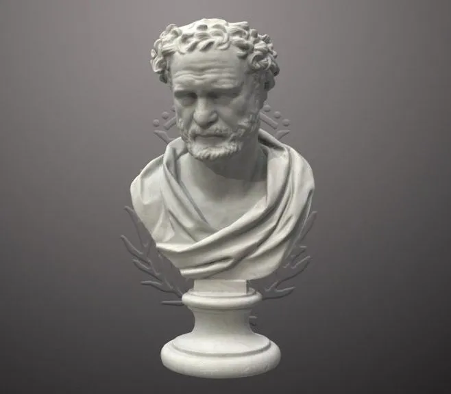 PBR Game 3D Models – Busto De Empedocles V 152