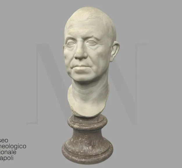 PBR Game 3D Models – Busto Ritratto Cd Terentius 6245