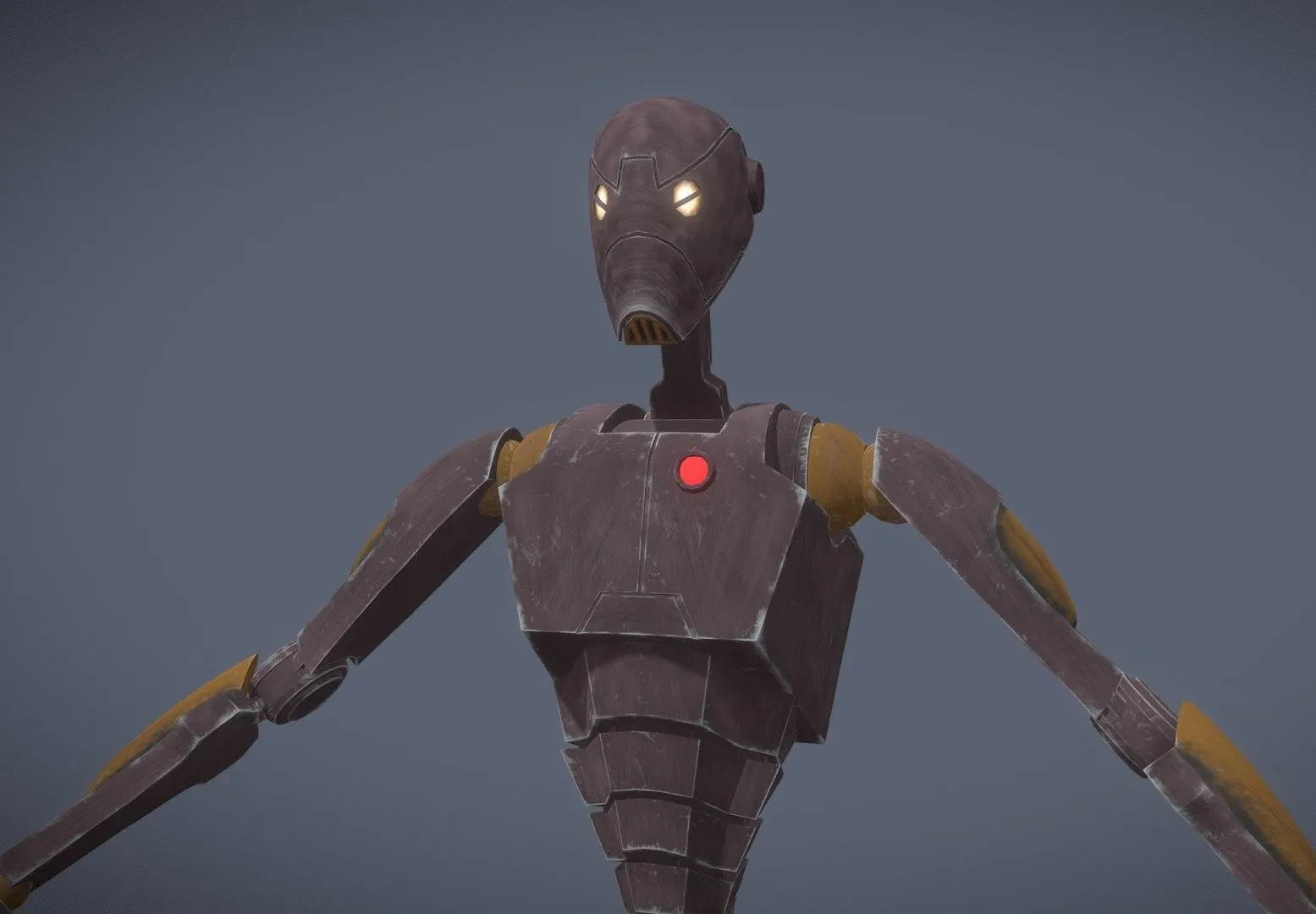 PBR Game 3D Models – Bx Commando Droid Bad Batch Fanart Rig