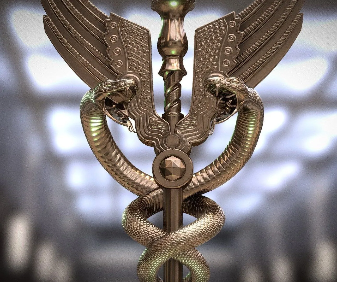 PBR Game 3D Models – Caduceus