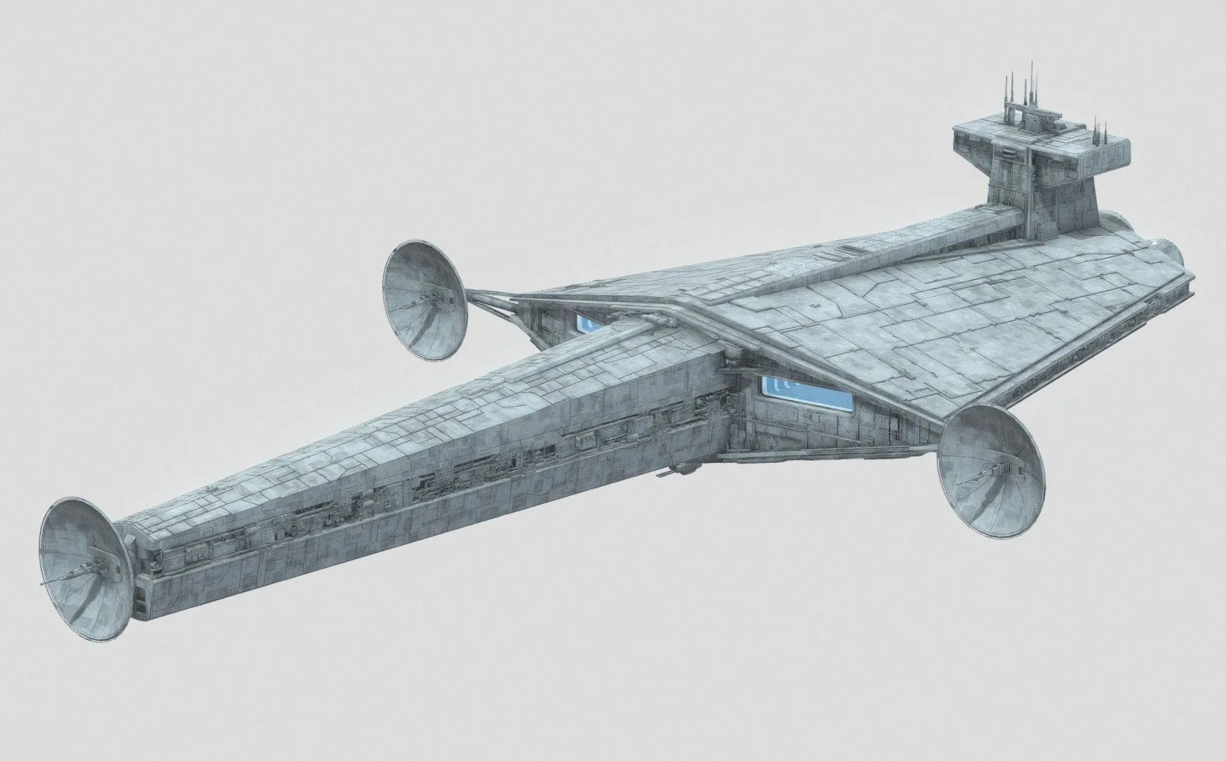 PBR Game 3D Models – Cantwell Class Arrestor Cruiser Star Wars