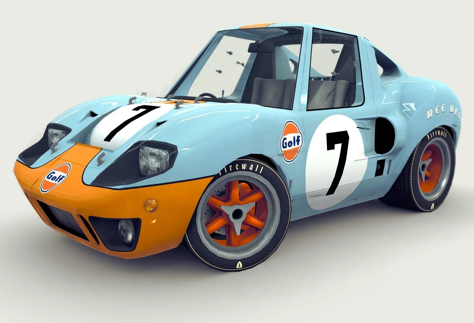 PBR Game 3D Models – Cartoon Prototype Car