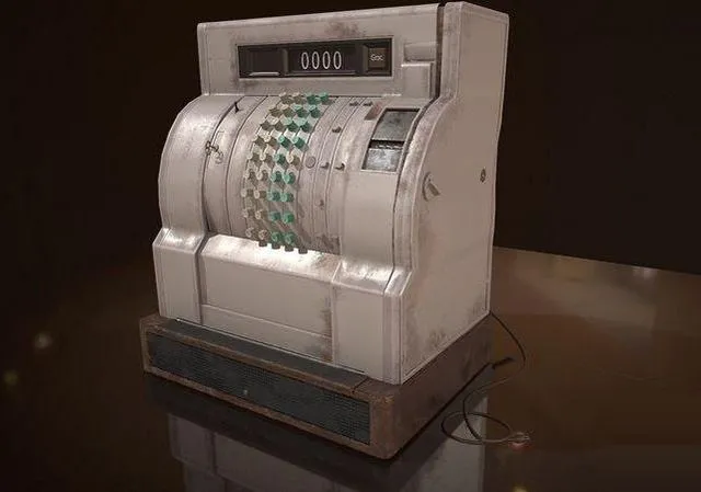 PBR Game 3D Models – Cash Register