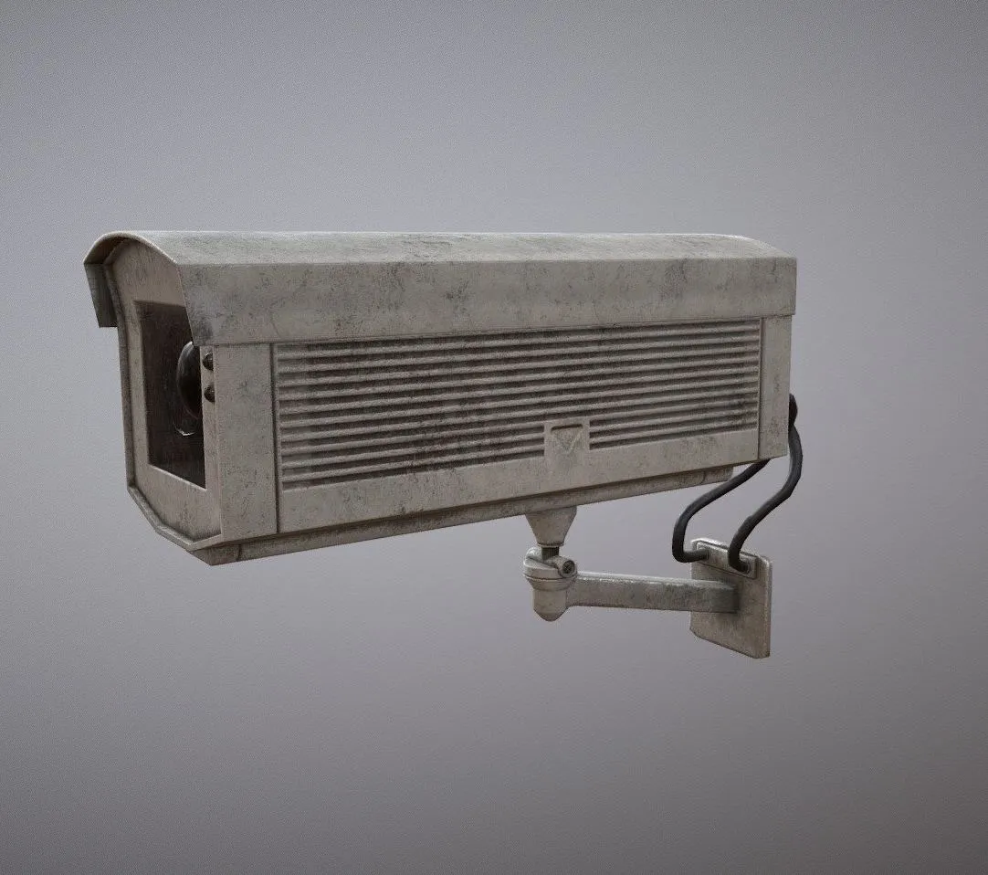 PBR Game 3D Models – Cctv Camera