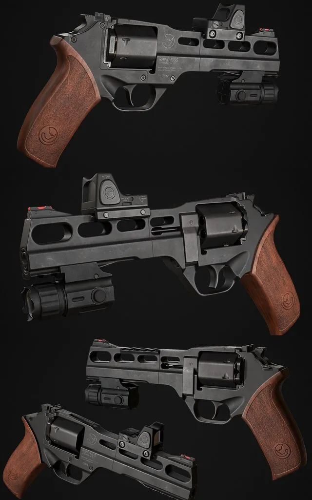 PBR Game 3D Models – Chiappa Rhino