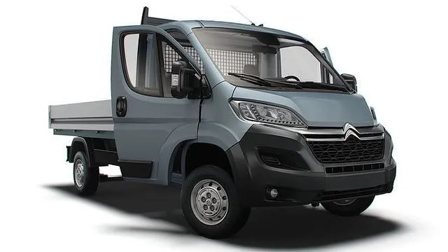 PBR Game 3D Models – Citroen Jumper SingleCab Tipper HQInterior 2023