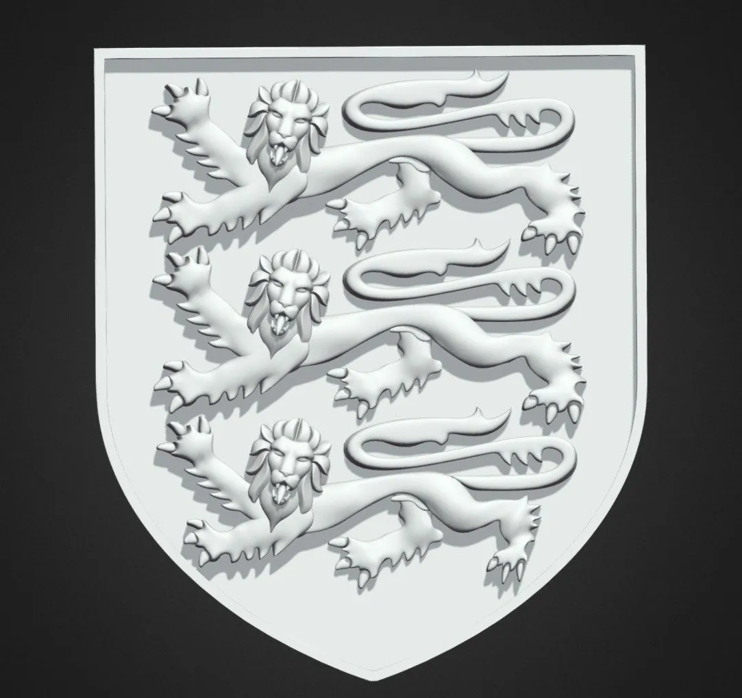 PBR Game 3D Models – Coat Of Arms Of England