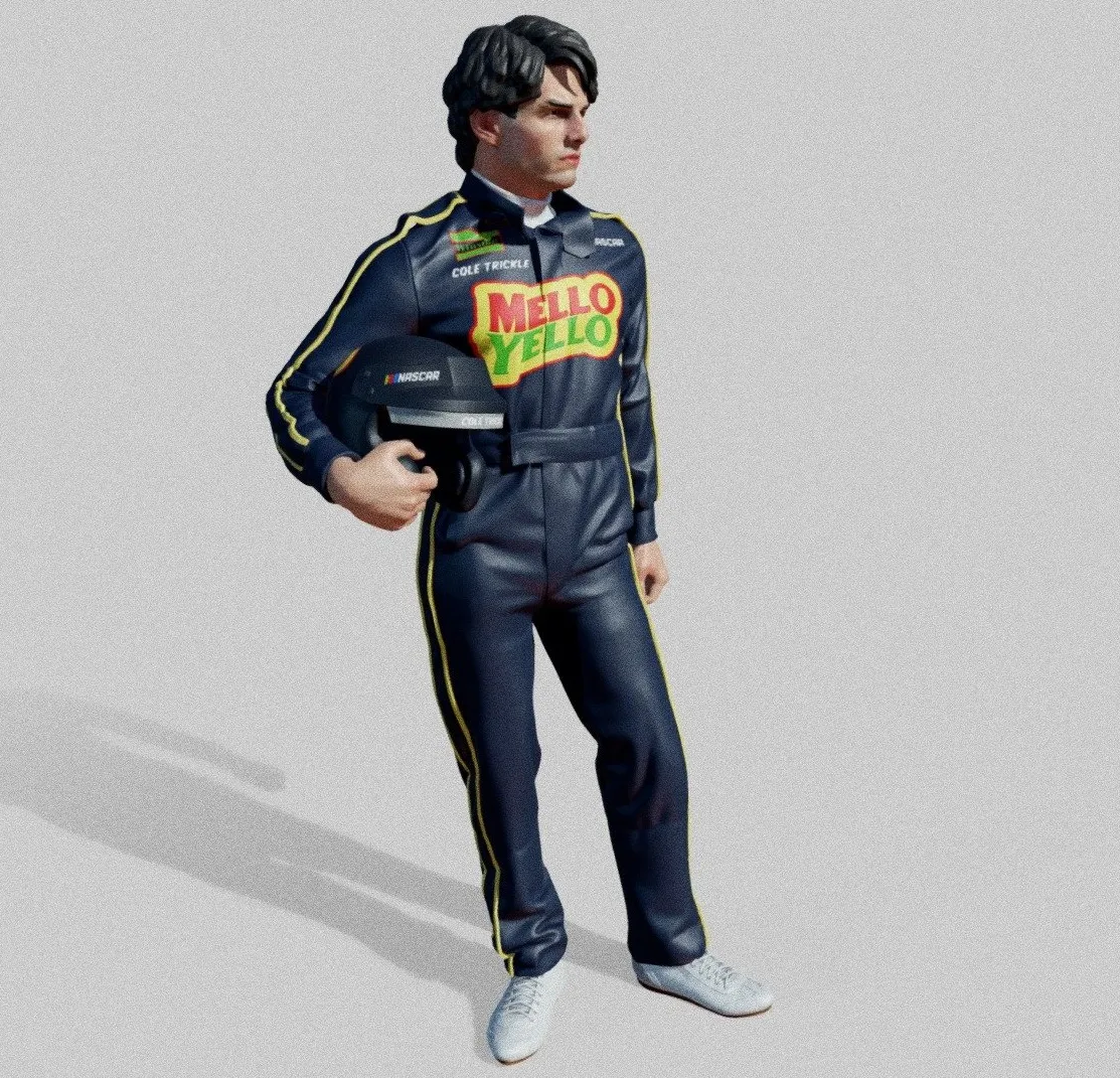 PBR Game 3D Models – Cole Trickle Tom Cruise
