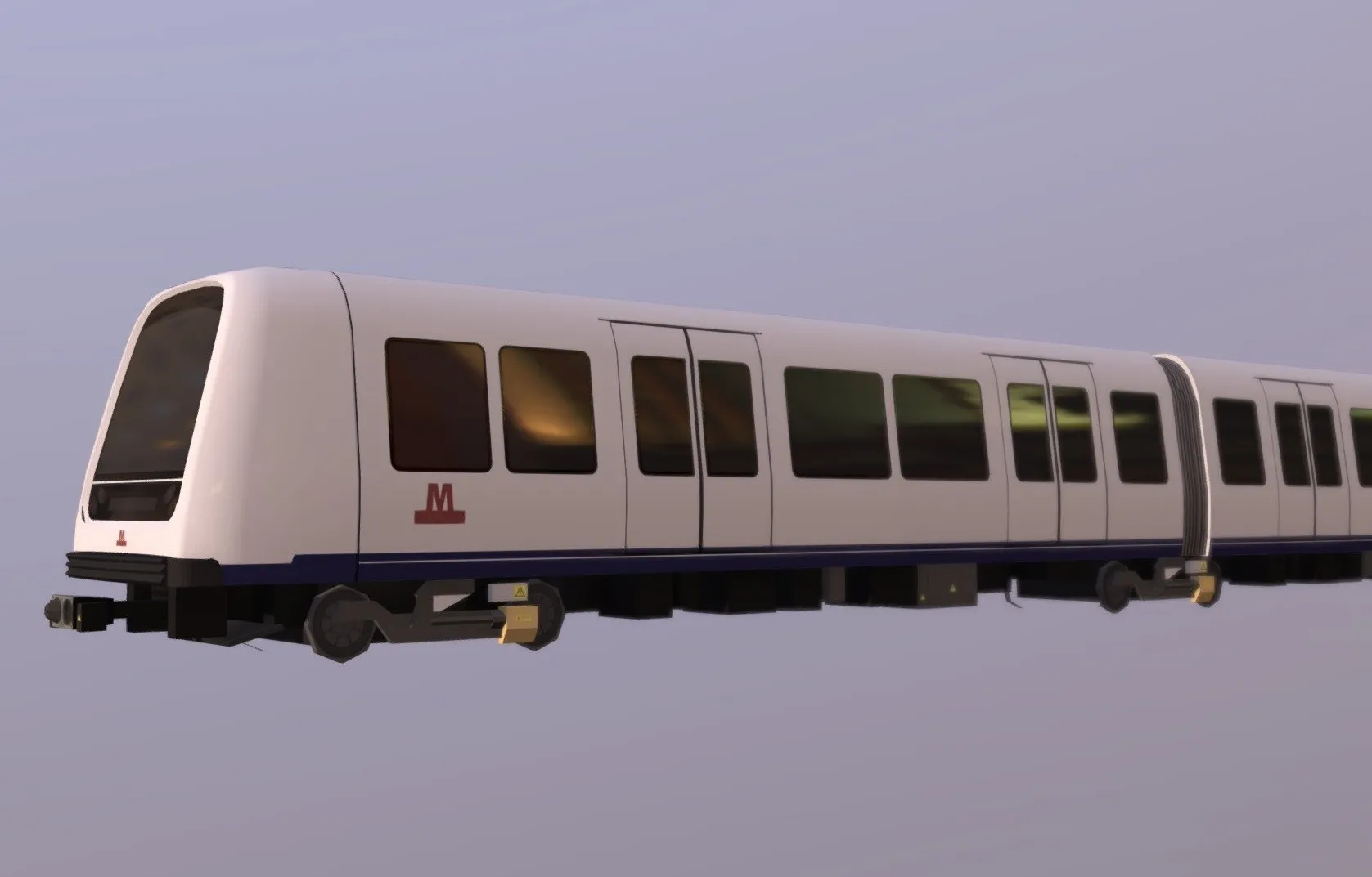 PBR Game 3D Models – Copenhagen Metro For Cities Skylines
