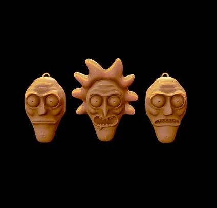 PBR Game 3D Models – Cromulon Keychain Rick And Morty 3D Printable