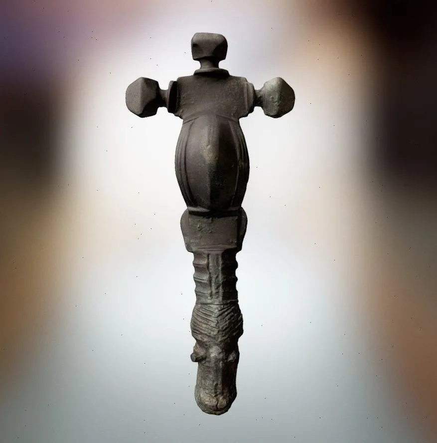 PBR Game 3D Models – Cruciform Brooch