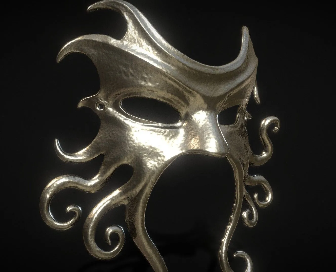 PBR Game 3D Models – Cthulhu Mask