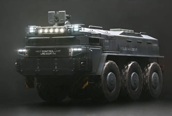 PBR Game 3D Models – Cyclops-Riot Control Unit